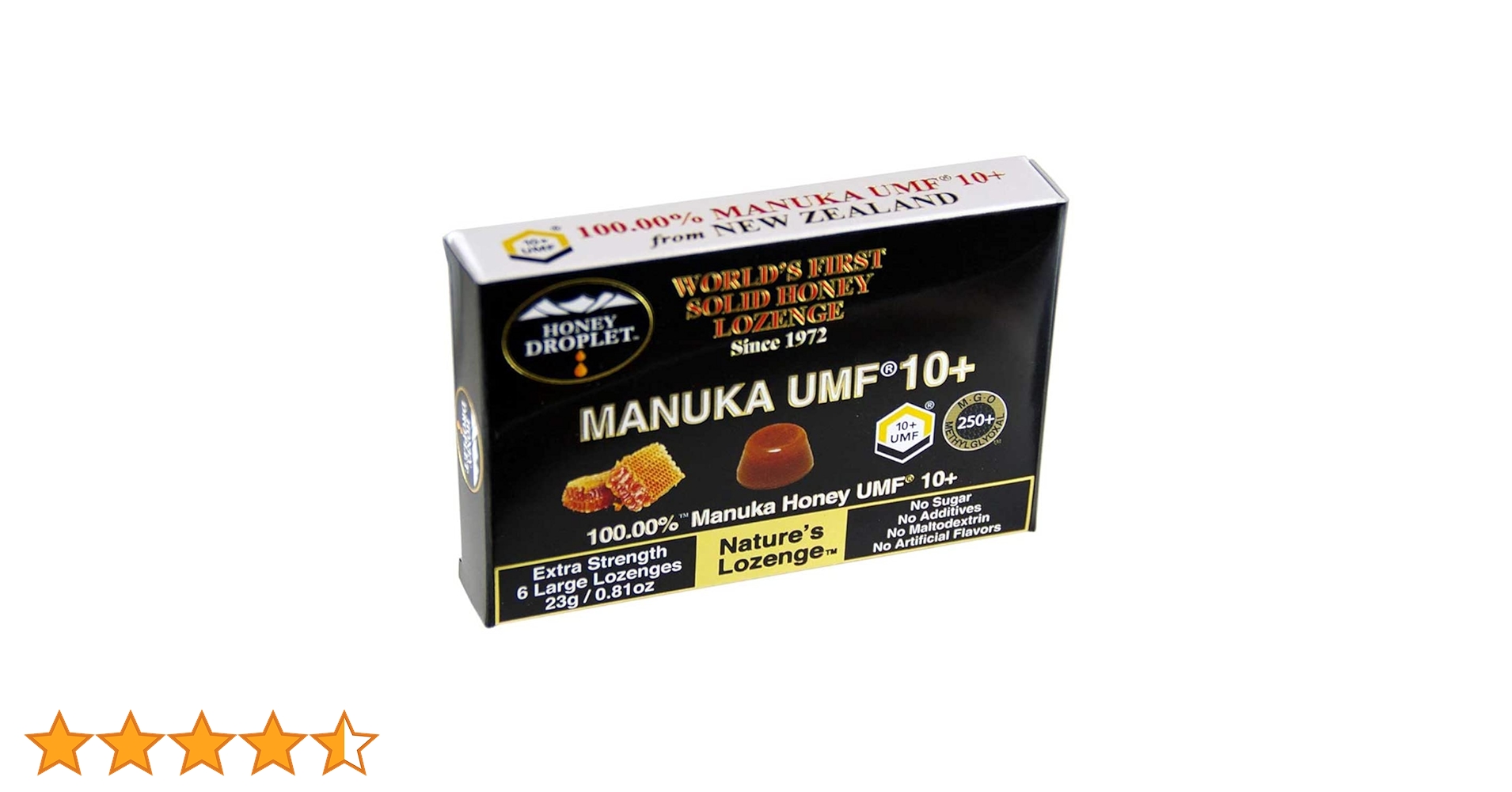 Amazon | ハニードロップレットマヌカハニーUMF®10+(のど飴) -1